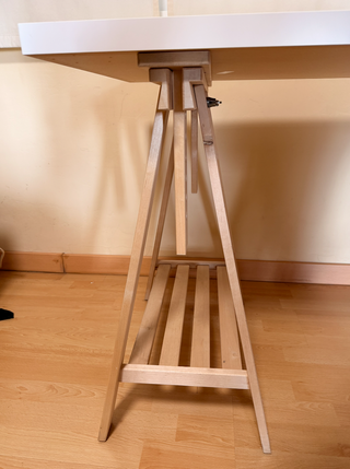 Escritorio IKEA LAGKAPTEN / MITTBACK Blanco