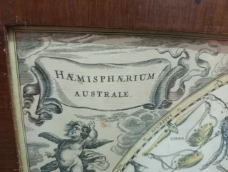 2 grabados antiguos constelaciones zodiaco