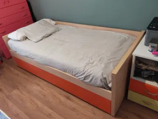 Cama nido con 2 colchones