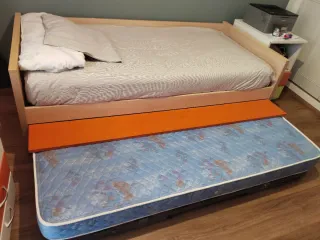 Cama nido con 2 colchones