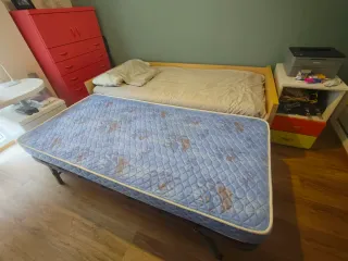 Cama nido con 2 colchones