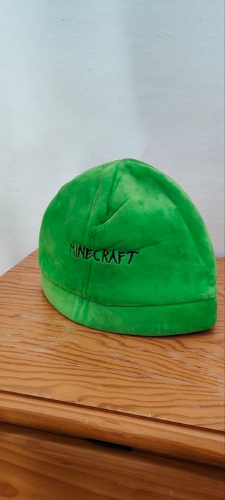 Berretto Minecraft per Bambini Verde Nero