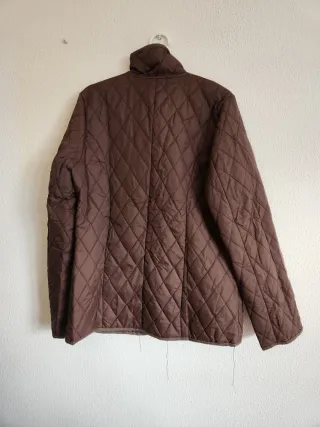 Chaqueta acolchada marrón