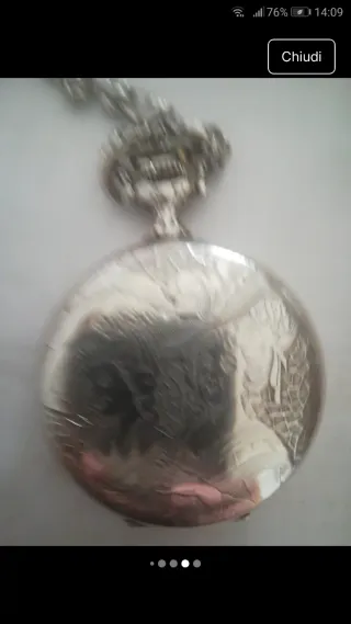 Orologio da tasca Arnex con scena pastorale