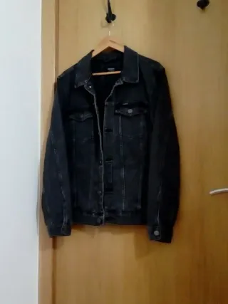 Cazadora vaquera nueva Pull negra L