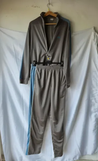 Tuta Nike Uomo Tg L Grigio/Blu