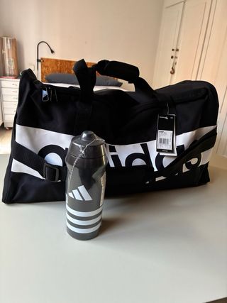 Bolsa Deporte Adidas + Botella Negra