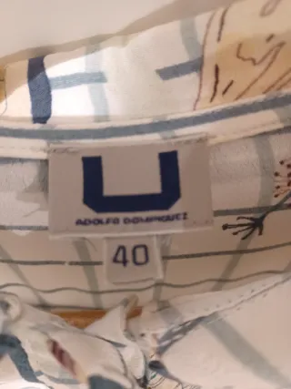 Camisa Adolfo Domínguez Estampada cuadros