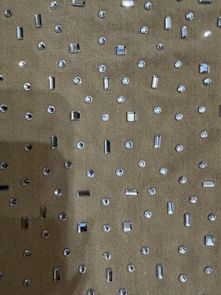 Vestito lungo con strass