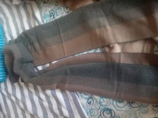 Bufanda caballero marrón y gris