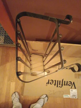 Zapatero Metálico Negro Ikea