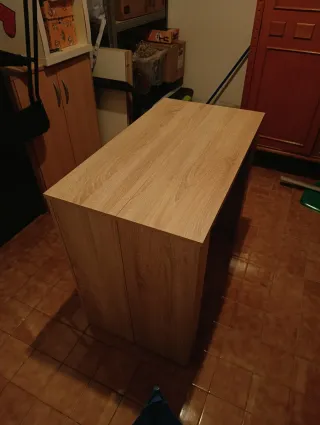 Mesa extensible de madera