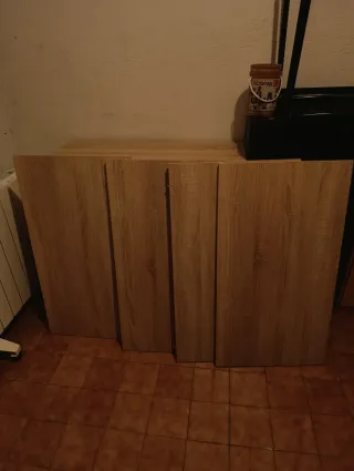 Mesa extensible de madera