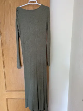 Vestido largo con escote V