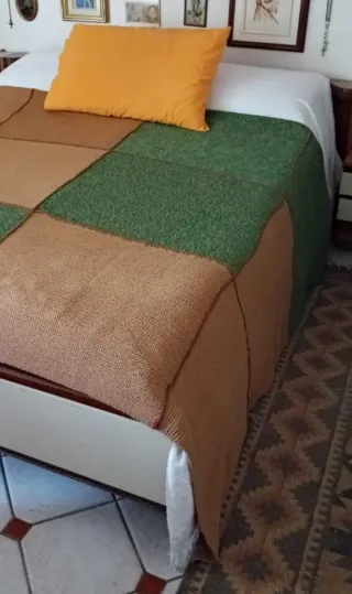 Coperta lana fatta a mano