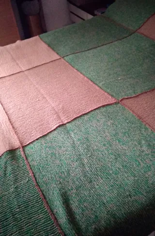 Coperta lana fatta a mano