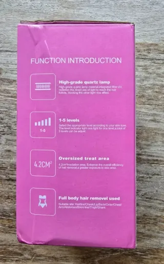 Depiladora Luz Pulsada Intensa (IPL) Negra