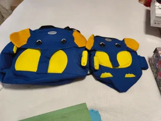 Mochila y bolsa elefante infantil
