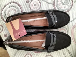 Mocasines negros mujer nuevos