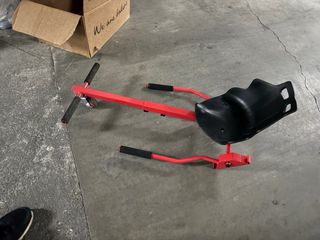 Asiento para patinete eléctrico rojo