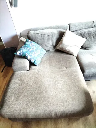 Sofá modular marrón + sillón de regalo (no envío)