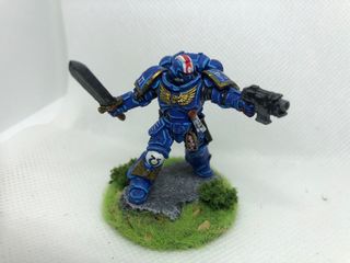 Teniente Ultramarines Pintado