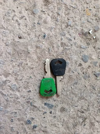 Cerradura de seguridad con 2 llaves