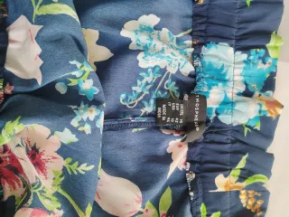 Vestido estampado floral azul