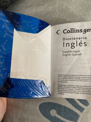diccionario mini de ingles a español forrado
