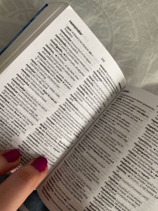 diccionario mini de ingles a español forrado