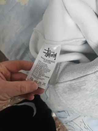 Sudadera Stussy Gris