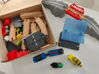 Circuito tren madera Playtive Lidl + Accesorios