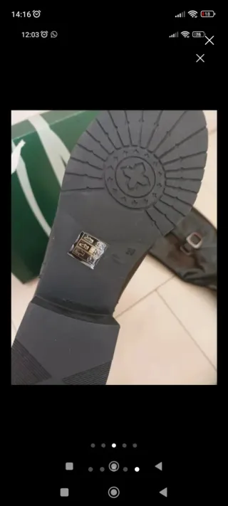 Botas altas de piel GERMEN negras