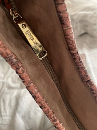 Bolso Vintage Pilar Abril Marrón y Dorado