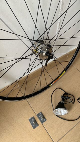 Rueda Bicicleta Carretera con Buje dynamo