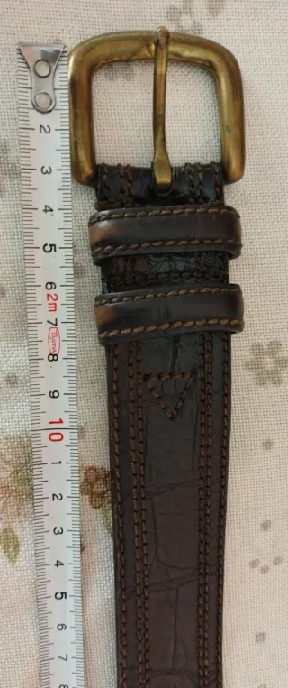 Cinturón Piel Hombre alta calidad.