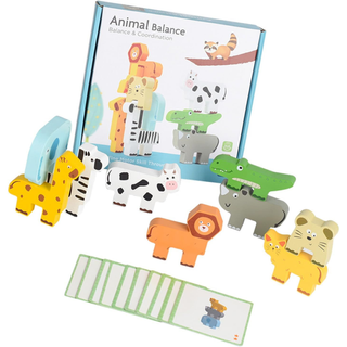 Juego Equilibrio Animales Montessori Madera