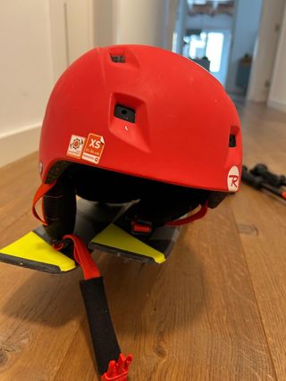 Casco de esquí infantil Rossignol rojo