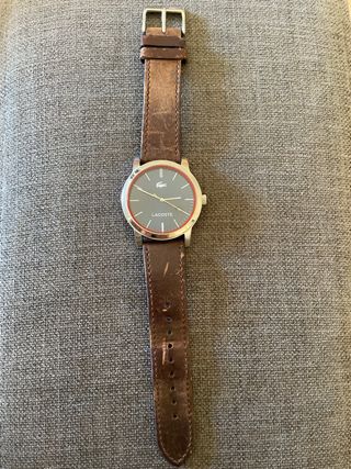 Reloj Lacoste Piel Marrón Original