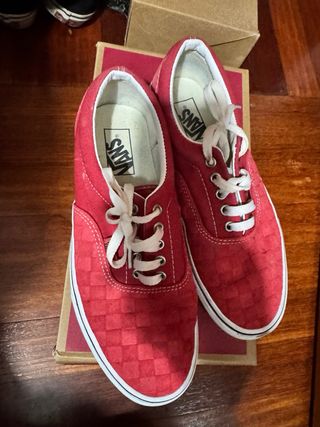 Zapatillas Vans Rojas Seminuevas