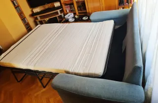 SOFA CAMA IKEA AZUL