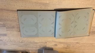 Álbum vacío postales antiguas floral