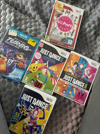 Nintendo Wii Roja + Juegos + mandos + cables!