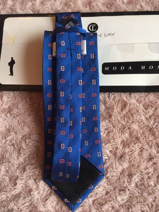 Corbata Cristian Lay Azul y Roja