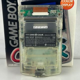 Nintendo Game Boy Color Clear Skeleton CGB-001