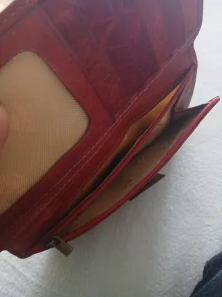 Cartera Warlock Roja, monedero , tarjetero