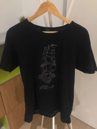 Camiseta Ed Hardy Reversible - Estilo Y2K - Talla