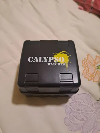 Reloj Calypso Naranja y Plateado