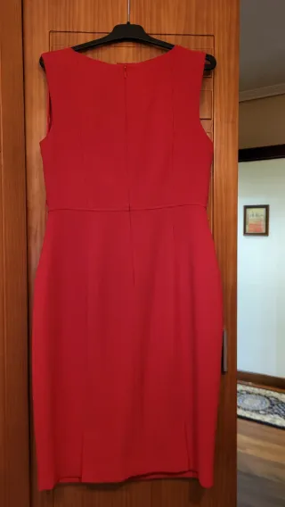 Vestido Adolfo Dominguez Rojo Talla 42