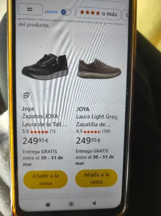 Zapatillas Joya elegantes negras/marrones